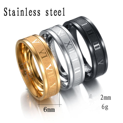 Vintage Roman Numerals Ring