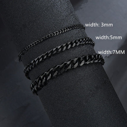 Classic Stainless Steel Chain Bracelet For Men - Wnkrs