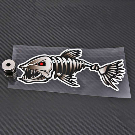 3D Fish Skeleton Car Stickers - wnkrs