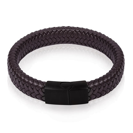Men's Simple Leather Bracelet - Wnkrs