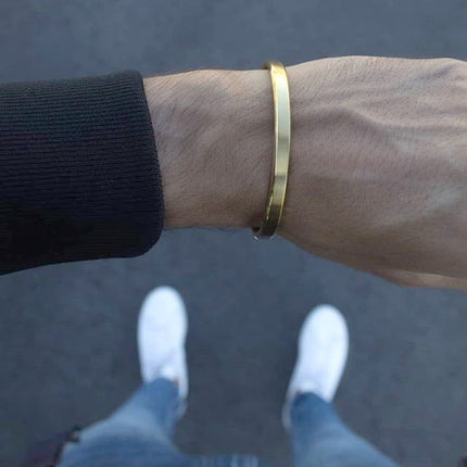 Men's Minimalist Style Bangle - Wnkrs