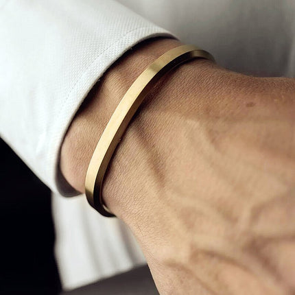 Men's Minimalist Style Bangle - Wnkrs