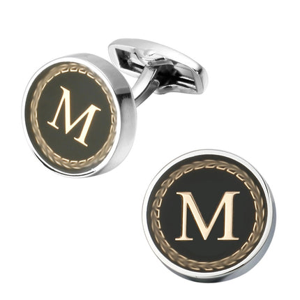 Litera Printed Men's Cufflinks - Wnkrs