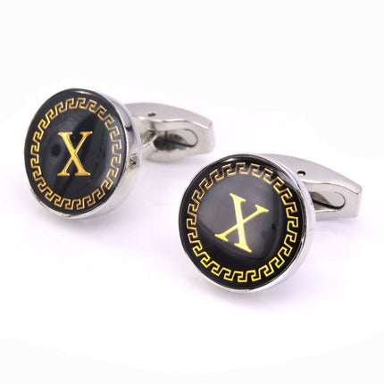 Litera Printed Men's Cufflinks - Wnkrs