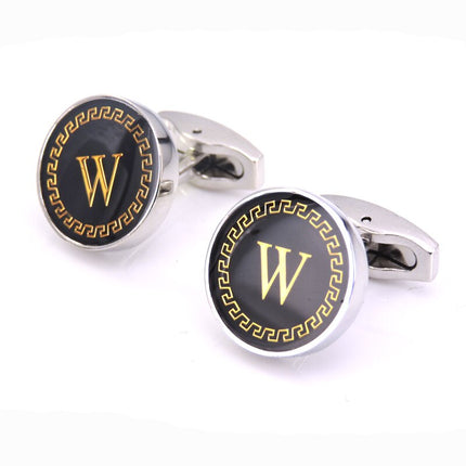 Litera Printed Men's Cufflinks - Wnkrs