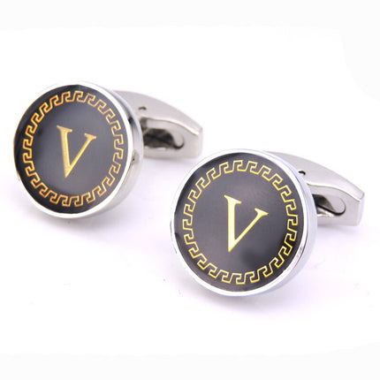 Litera Printed Men's Cufflinks - Wnkrs