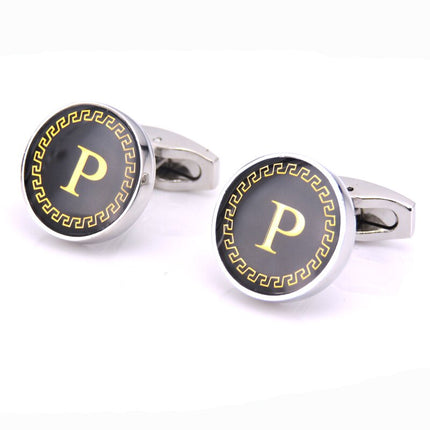 Litera Printed Men's Cufflinks - Wnkrs