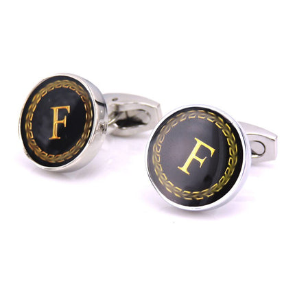 Litera Printed Men's Cufflinks - Wnkrs