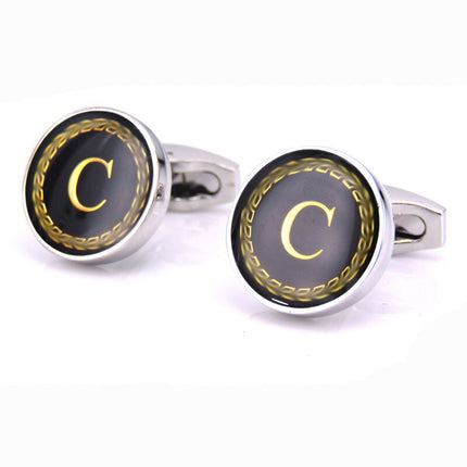 Litera Printed Men's Cufflinks - Wnkrs
