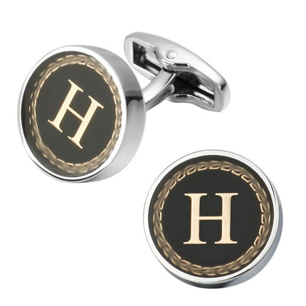 Litera Printed Men's Cufflinks - Wnkrs