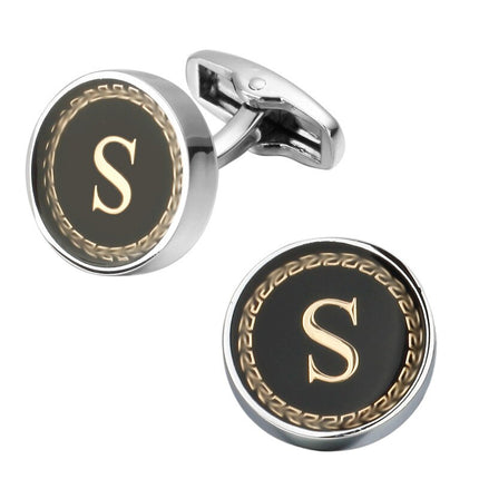 Litera Printed Men's Cufflinks - Wnkrs
