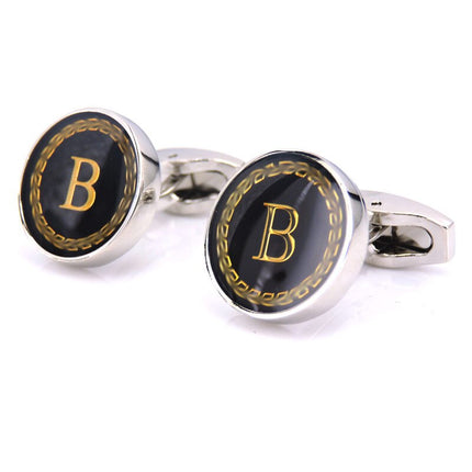 Litera Printed Men's Cufflinks - Wnkrs