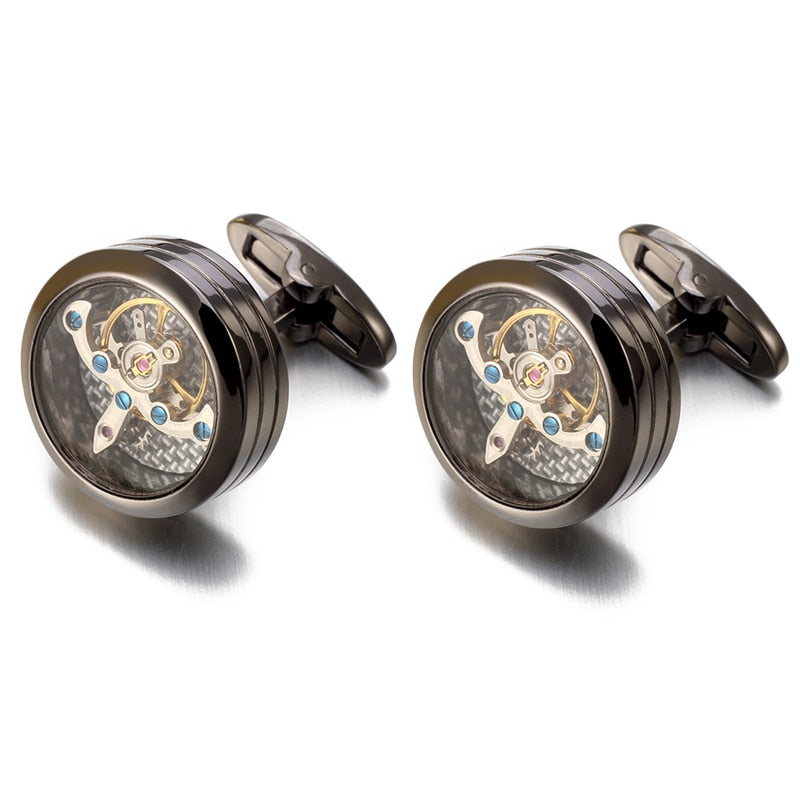 Men's Solid Multicoloured Cufflinks