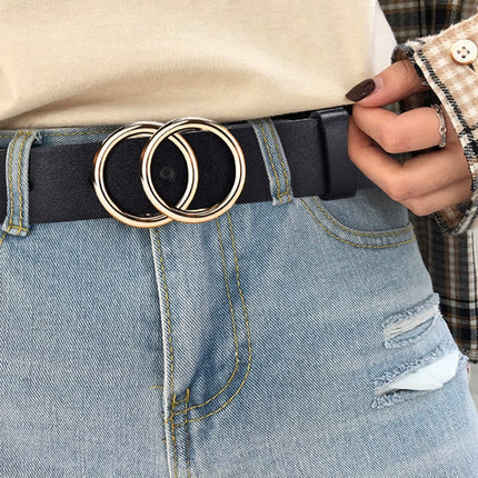 Women's Classic Belt with Double O-Ring Buckle - Wnkrs