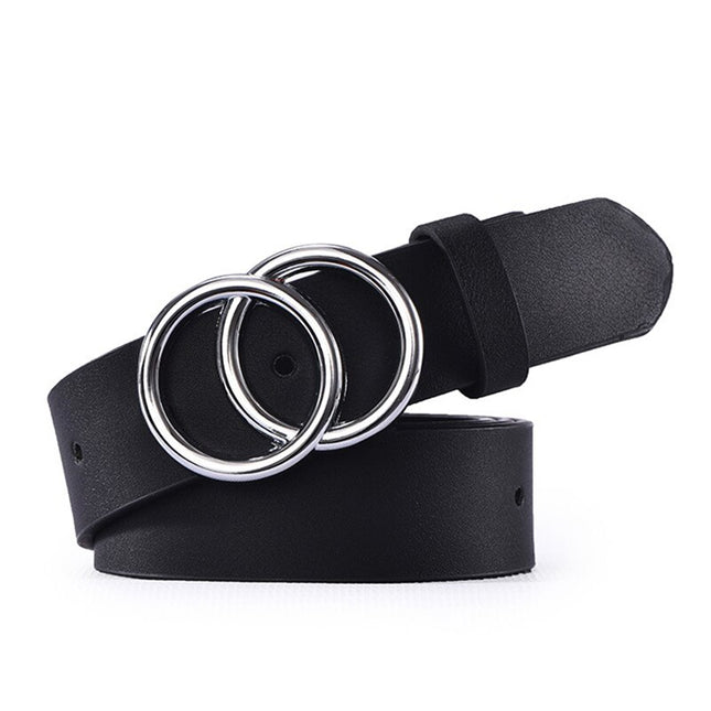 Women's Classic Belt with Double O-Ring Buckle - Wnkrs