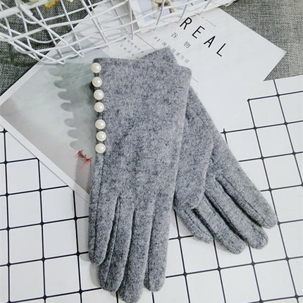 Women's Elegant Pearl Gloves - Wnkrs
