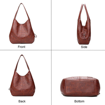 Vintage Women's Handbag with Multi-Pockets - Wnkrs