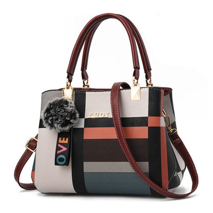 Casual Plaid Shoulder Bag for Women - Wnkrs