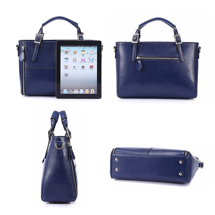 Women's Luxury Leather Top-Handle Bag - Wnkrs