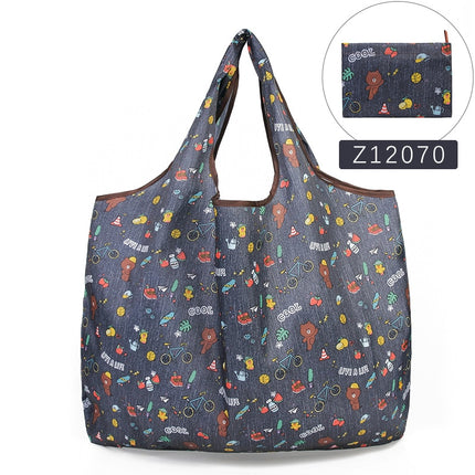Reusable Colorful Patterned Shopping Bag - Wnkrs