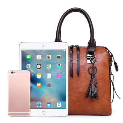 Women's Leather Shoulder Messenger Bag - Wnkrs