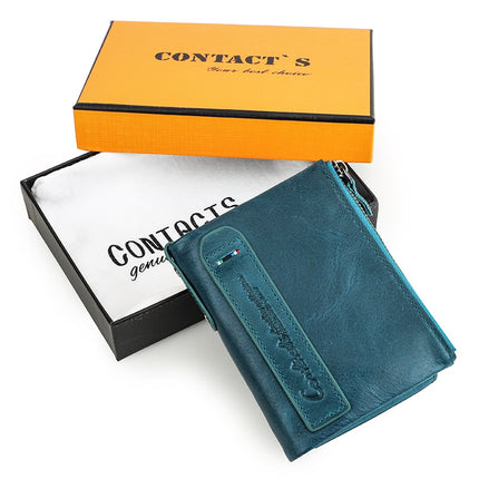 Stylish Compact Genuine Leather Women’s Wallet - Wnkrs