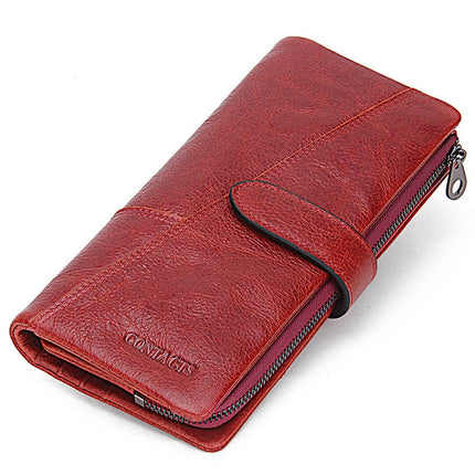Women's Large Capacity Leather Wallet - Wnkrs