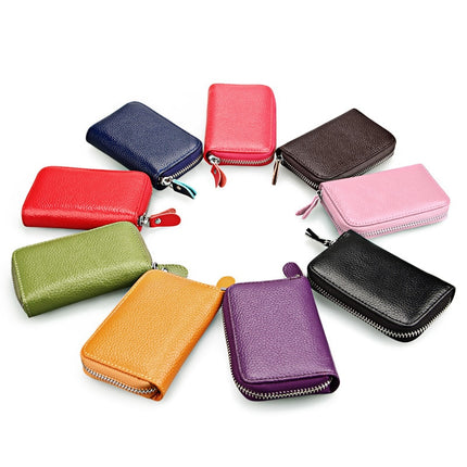 Fashion Split Leather Mini Card Holder - Wnkrs