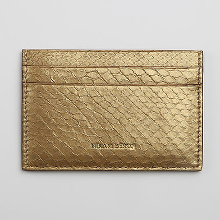 Luxurious Python Leather Women's Cardholder - Wnkrs