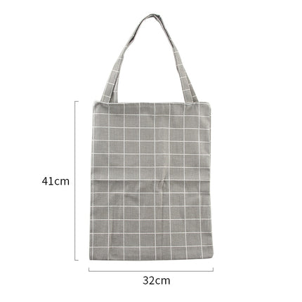 Geometric Pattern Canvas Tote Bag - Wnkrs