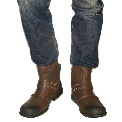 Men's Genuine Leather Combat Boots - Wnkrs
