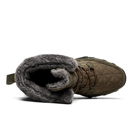 Men's Quilted Plush Winter Boots - Wnkrs