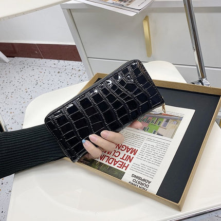 Women's PU Leather Long Wallet - Wnkrs