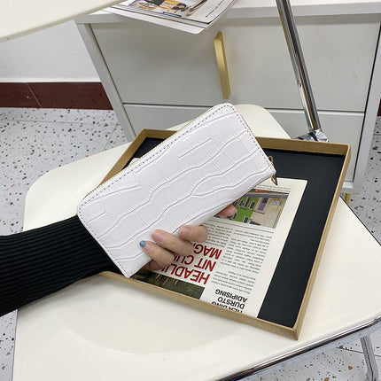 Women's PU Leather Long Wallet - Wnkrs