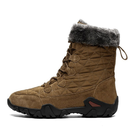 Men's Quilted Plush Winter Boots - Wnkrs