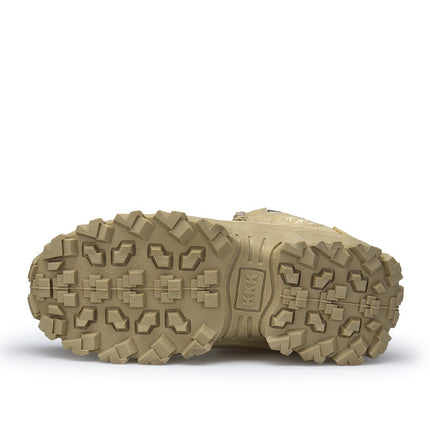 Comfortable Wear-Resistant Leather Men's Military Boots - Wnkrs