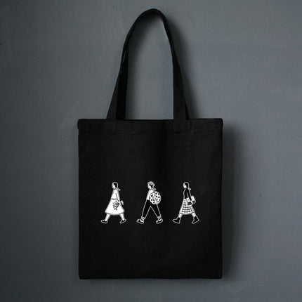 Printed Canvas Tote Bag - Wnkrs