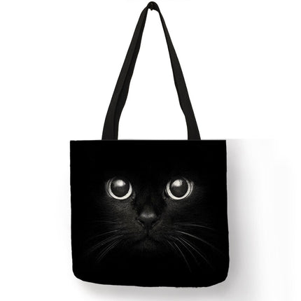 Black Cat Tote Bag - Wnkrs