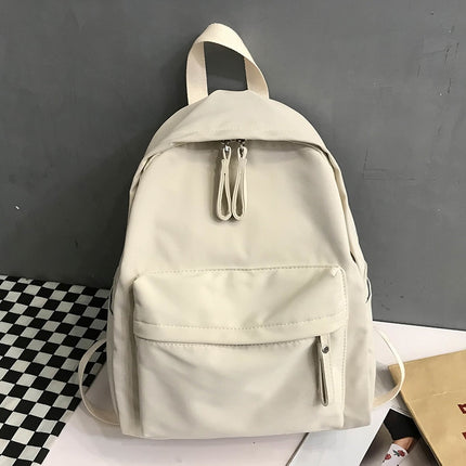 Women's Simple Canvas Backpack - Wnkrs