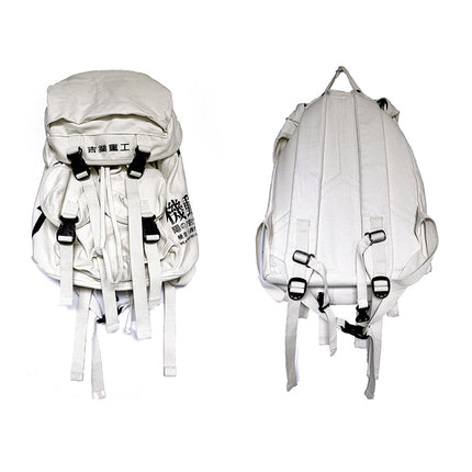 Canvas Unisex Backpack in Black and White - Wnkrs