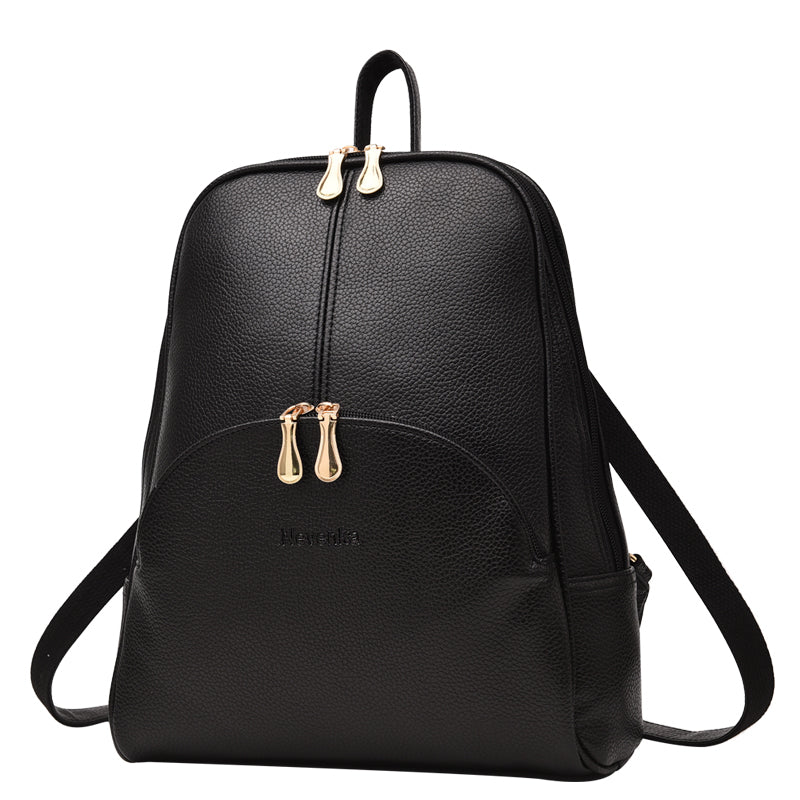 Women's Small PU Leather Backpack