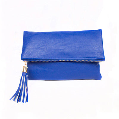 Fashion Convenient Tasseled Women's Clutch Bag with Chain - Wnkrs