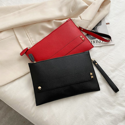 Women's PU Leather Clutch Bag - Wnkrs