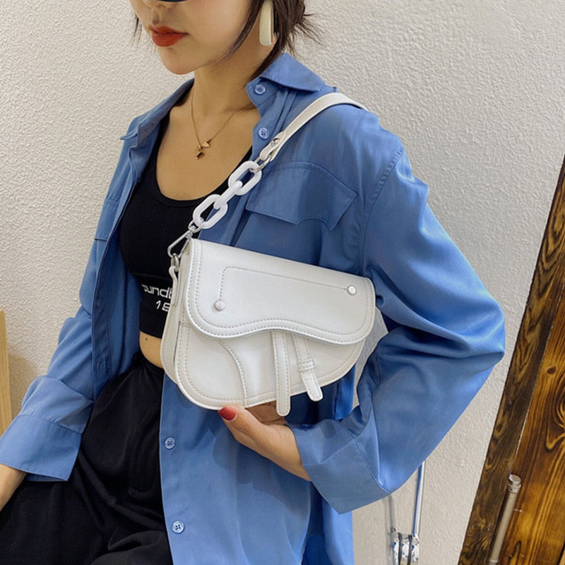 Women's Saddle Shaped Clutch