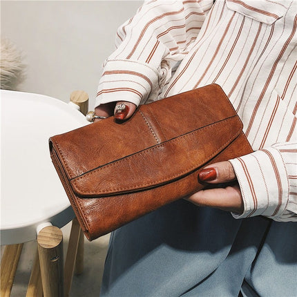 Women's Long Trifold Clutch - Wnkrs