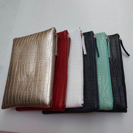 Crocodile Patterned Women's Clutch - Wnkrs