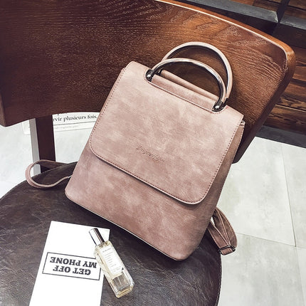 Women's Marble Eco-Leather Backpack - Wnkrs