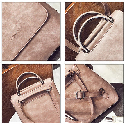 Women's Marble Eco-Leather Backpack - Wnkrs