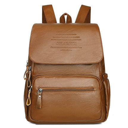 Women's Leather Backpack - Wnkrs