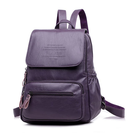 Women's Leather Backpack - Wnkrs